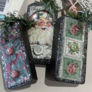 ORNAMENT XMAS DOMINO LI