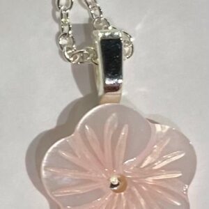 NECKLACE PINK FLOWER VB